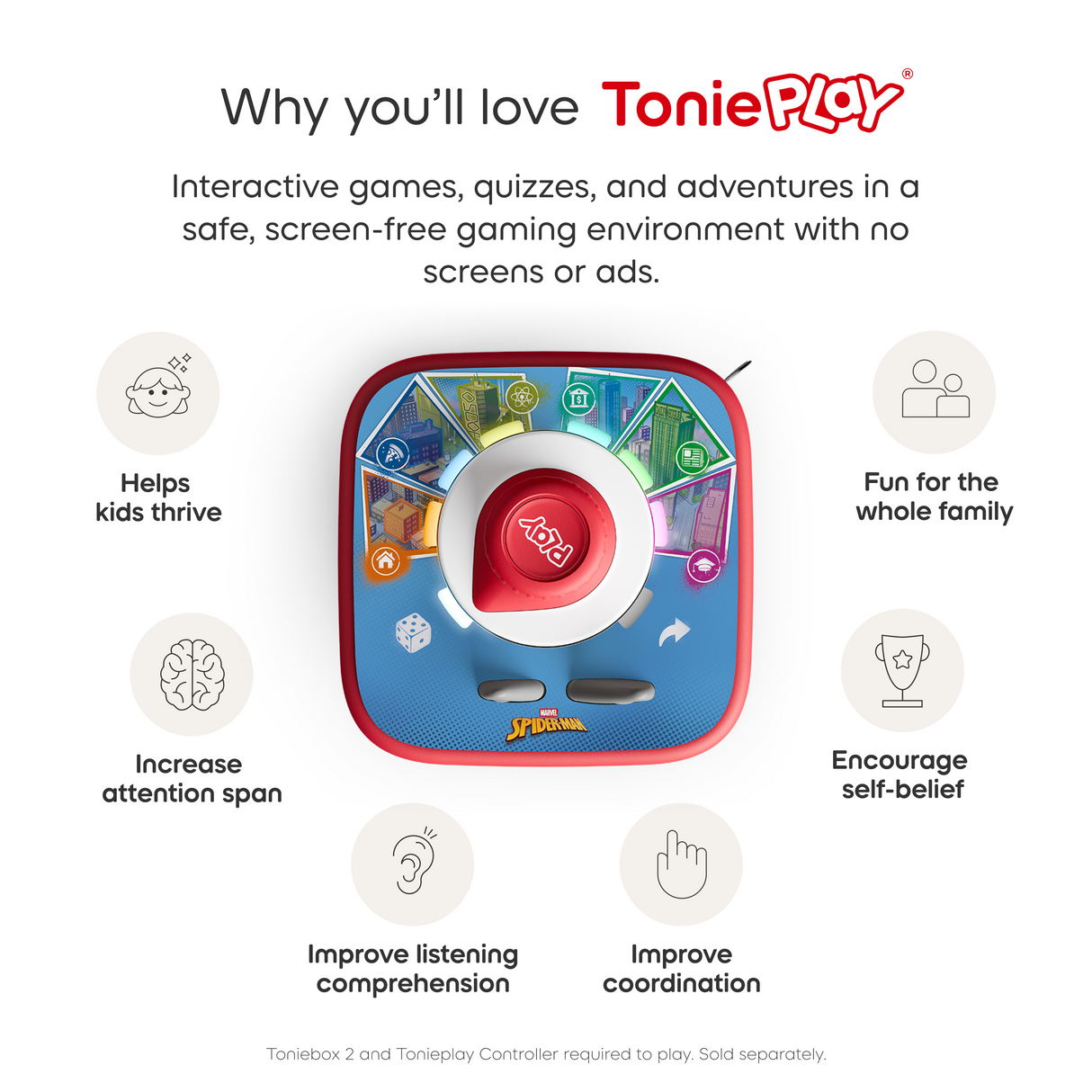 tonies: Tonieplay Marvel Spiderman - Neighbourhood Heroes Game