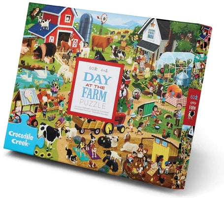 Crocodile Creek: 60pc Day at the Farm Puzzle