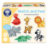 Orchard Toys: Match & Feel 2 Piece Puzzles