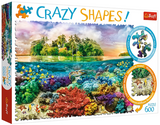 Trefl: Crazy Shapes - Tropical Island 600pc Puzzle