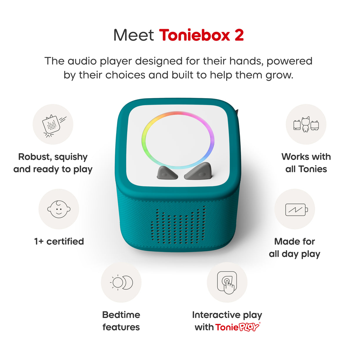 tonies: Toniebox 2 Tropical Teal Play Set - Paw Patrol Chase