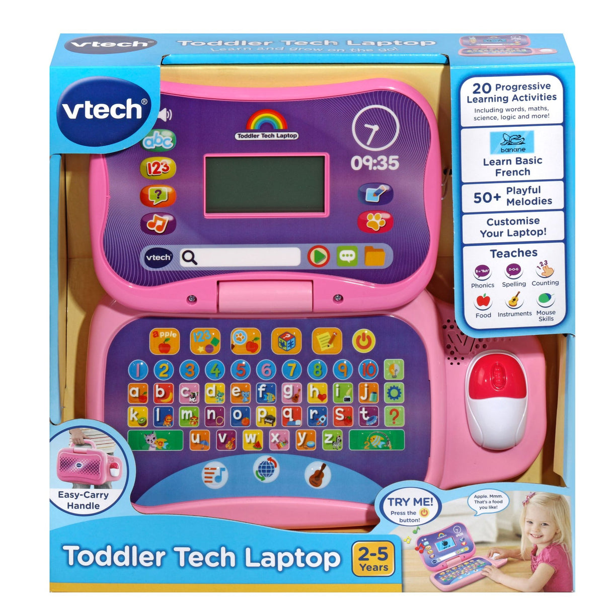 VTech Toddler Tech Laptop - Pink