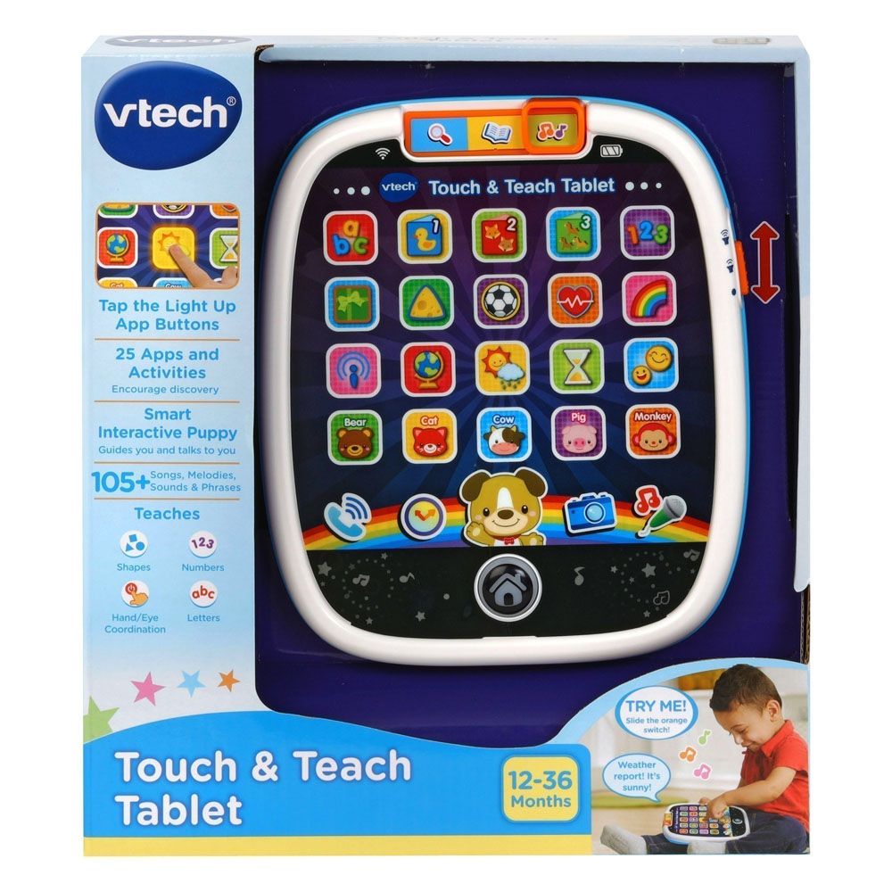 VTech Touch & Teach Tablet - Blue