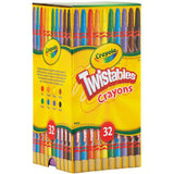 Crayola Twistables Crayons Desk Pack Set 32 Pieces