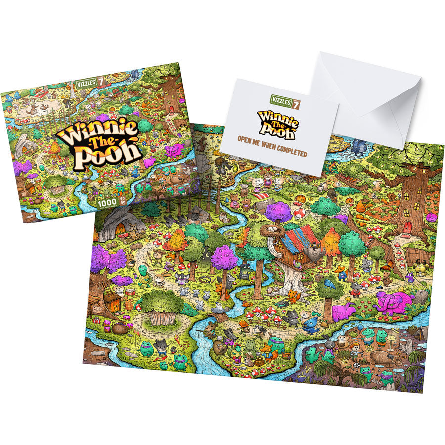 Vizzles Winnie-the-Pooh 1000pc Jigsaw Puzzle