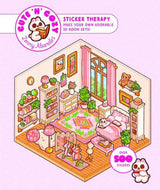 Cute 'n' Cozy Sticker Therapy