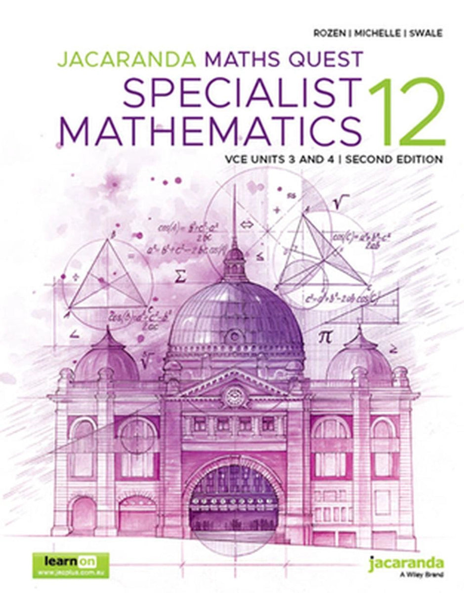 Jacaranda Maths Quest 12 Specialist Mathematics VCE Units 3 and 4 2e ...