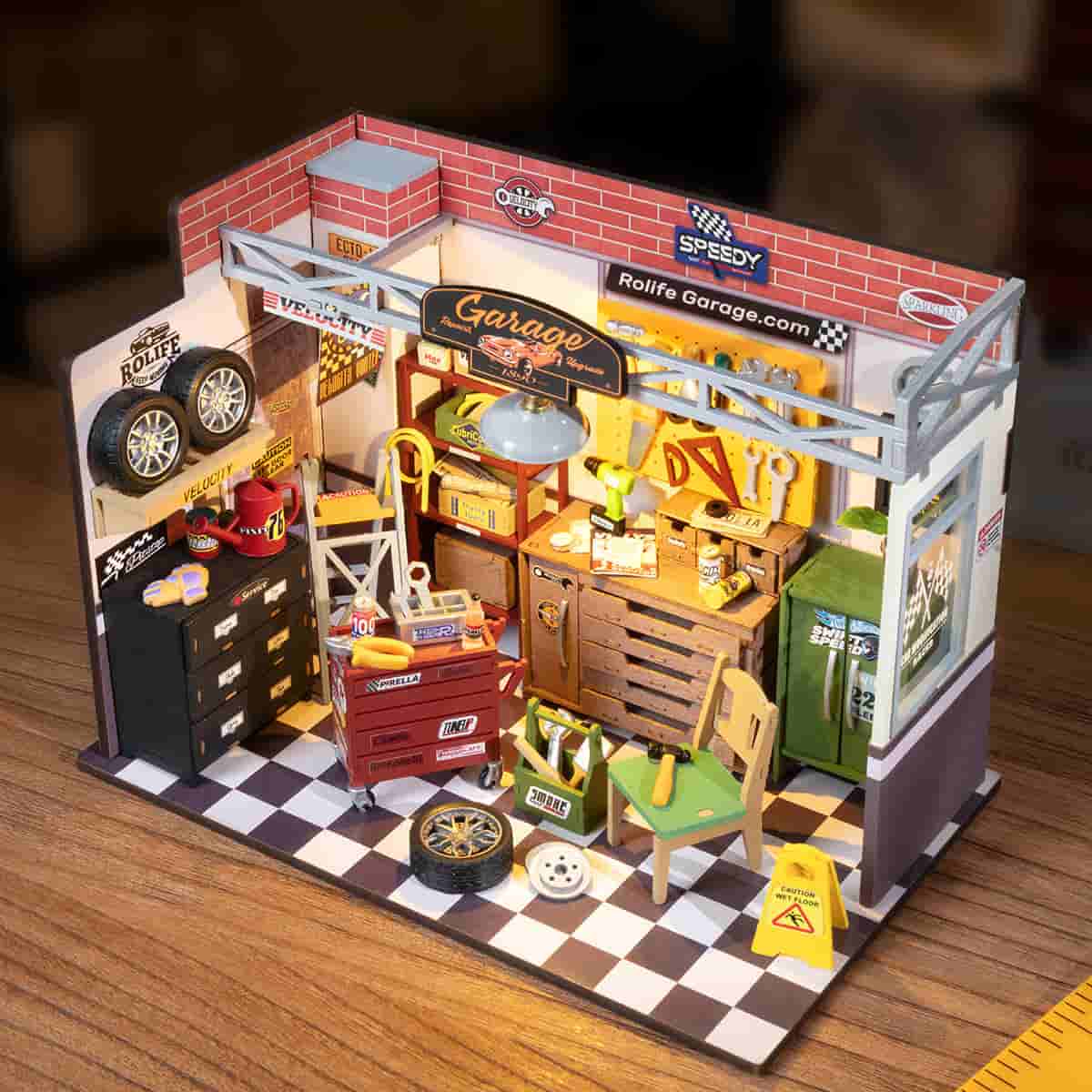 Rolife Garage Workshop DIY Miniture Puzzle - (DG165)