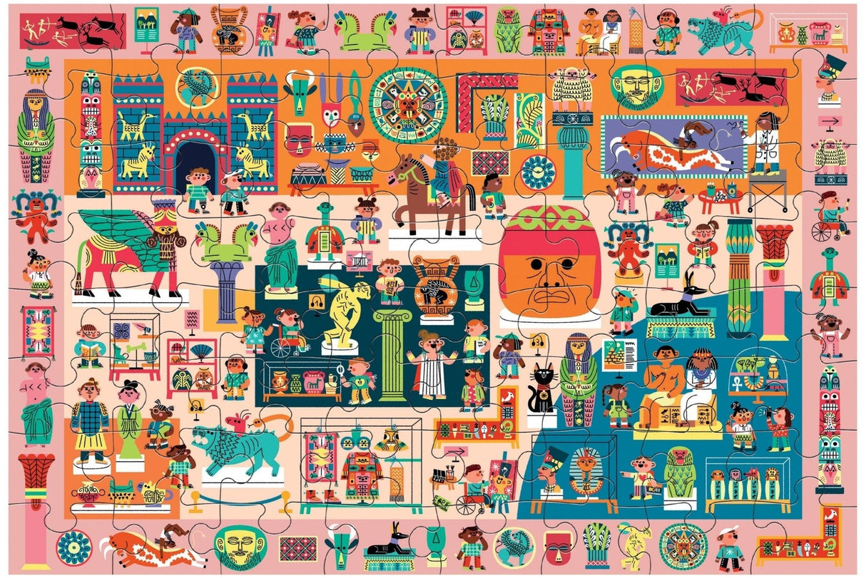 MudPuppy: Art & Culture At the Museum Search & Find Puzzle - 64pc