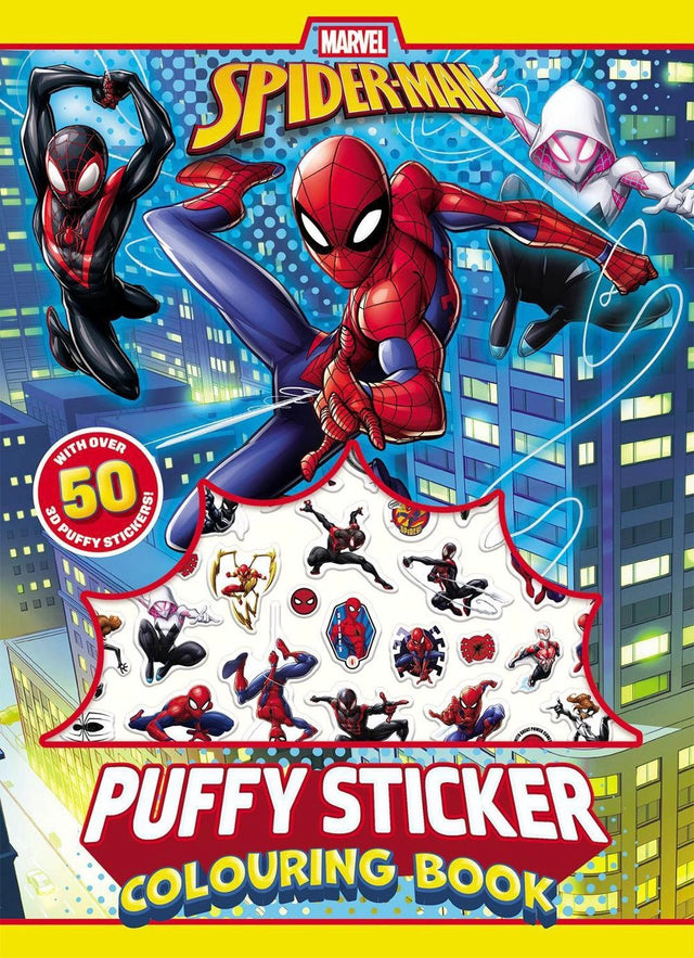 Spider-Man: Puffy Sticker Colouring Book (Marvel)