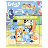 Bluey Frame Tray Puzzles - 3 Pack (12/16/24 Pieces)