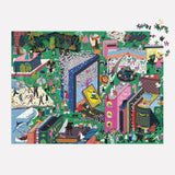 Galison Book World Puzzle - 1000 Piece