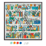 Galison Books and Ladders Classic Board Game
