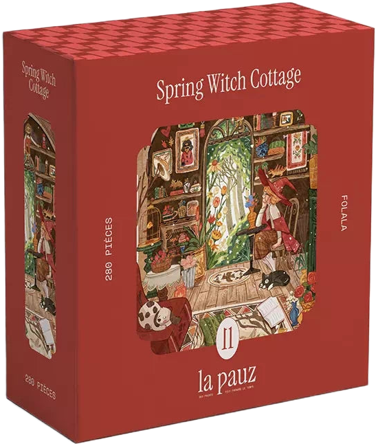 La Pauz: Spring Witch Cottage Puzzle - 280 Pieces