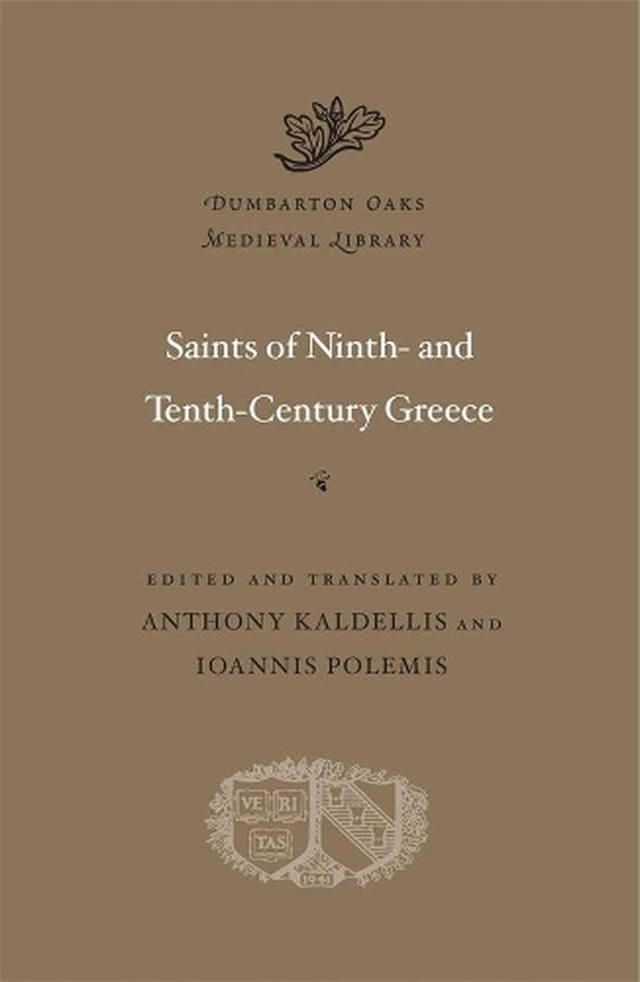 Saints of Ninth- and Tenth-Century Greece