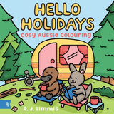 Hello Holidays: Cosy Aussie Colouring
