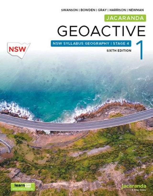 Jacaranda Geoactive 1 Stage 4 NSW Australian Syllabus Geography, 6e learnON and Print