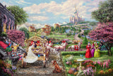 Harlington Thomas Kinkade Puzzle Disney Cinderella Happily Ever After 1,000 Pieces