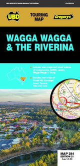 Wagga Wagga & The Riverina Map 284 21st ed