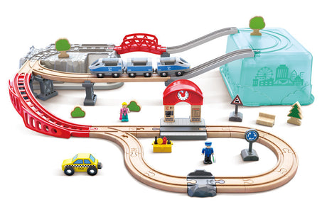 Hape: City Train Bucket Set