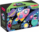 MudPuppy: Cosmic Dreams Glow in the Dark Puzzle - 100 Piece