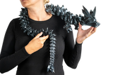 Turtle Creations: Jumbo Dragon - Jumbo Crystalwing Dragon (Obsidian)