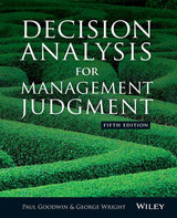 Decision Analysis for Management Judgment