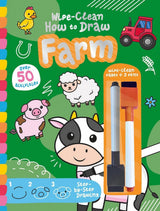 Wipe-Clean How to Draw Farm