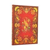 2026 Fiammetta Midi 12-month Verso Hardcover Flexi Dayplanner 2026 (Elastic Band Closure)
