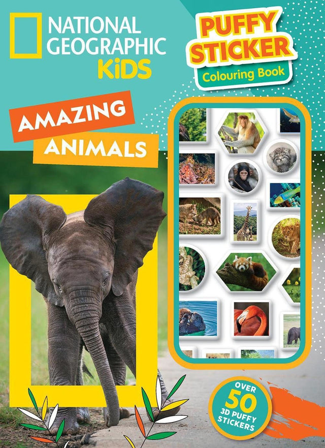 National Geographic Kids: Puffy Sticker Colouring Book (Disney)