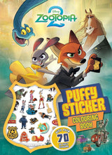 Zootopia 2: Puffy Sticker Colouring Book (Disney)