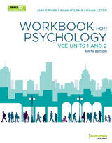Workbook for Psychology VCE Units 1 and 2, 9e