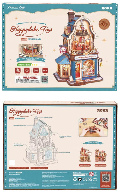 Rokr: Happyduke Toys DIY Miniature Puzzle Kit - (EAM01)