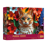 Trefl: 40th Anniversary of Trefl - Paper Art: Cat - 1000pc Jigsaw Puzzle