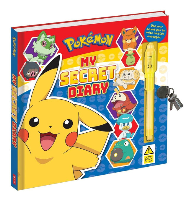 Pokemon: My Secret Lockable Diary with Spy Pen