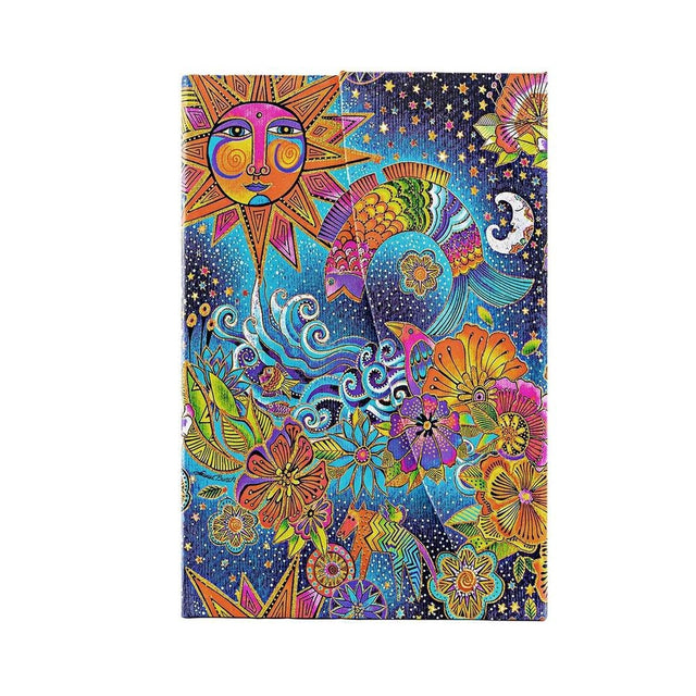 Celestial Magic (Whimsical Creations) Mini Lined Hardback Journal (Wrap Closure)