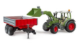 Bruder: Fendt Vario 211 with Frontloader & Tipping Trailer