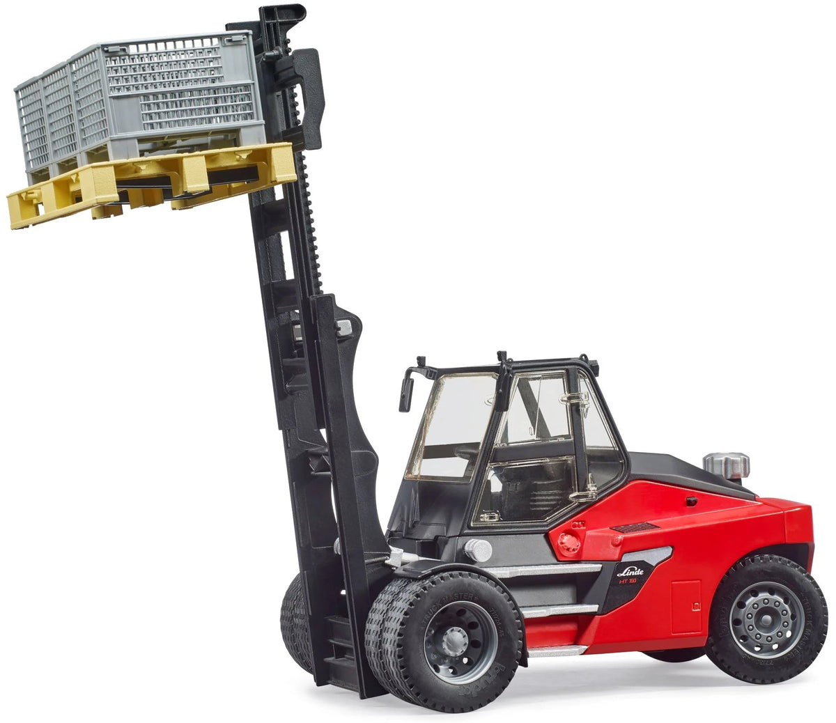 Bruder: Linde HT160 Fork Lift with Pallet & Pallet Cages