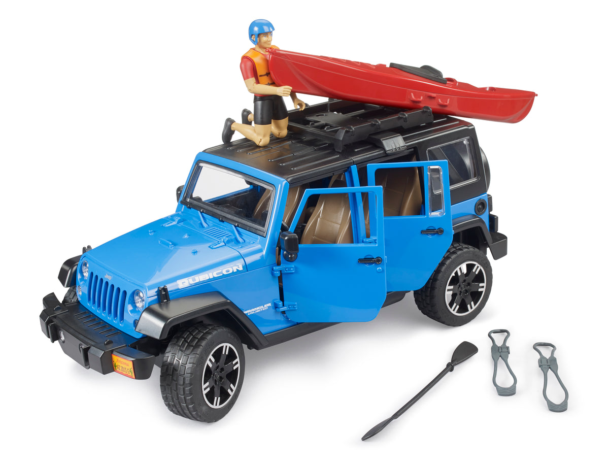 Bruder: Jeep Wrangler Rubicon Unlimited & Kayak