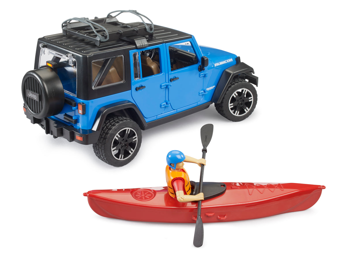 Bruder: Jeep Wrangler Rubicon Unlimited & Kayak