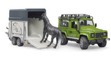 Bruder: Land Rover Defender & Horse Trailer