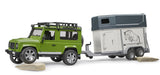 Bruder: Land Rover Defender & Horse Trailer
