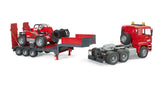 Bruder: Man Low Loader Truck w Manitou Telescopic Loader