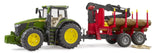 Bruder: John Deere 7R 350 with Forestry Trailer