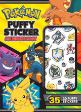 Pokemon Battle: Puffy Sticker Colouring Book