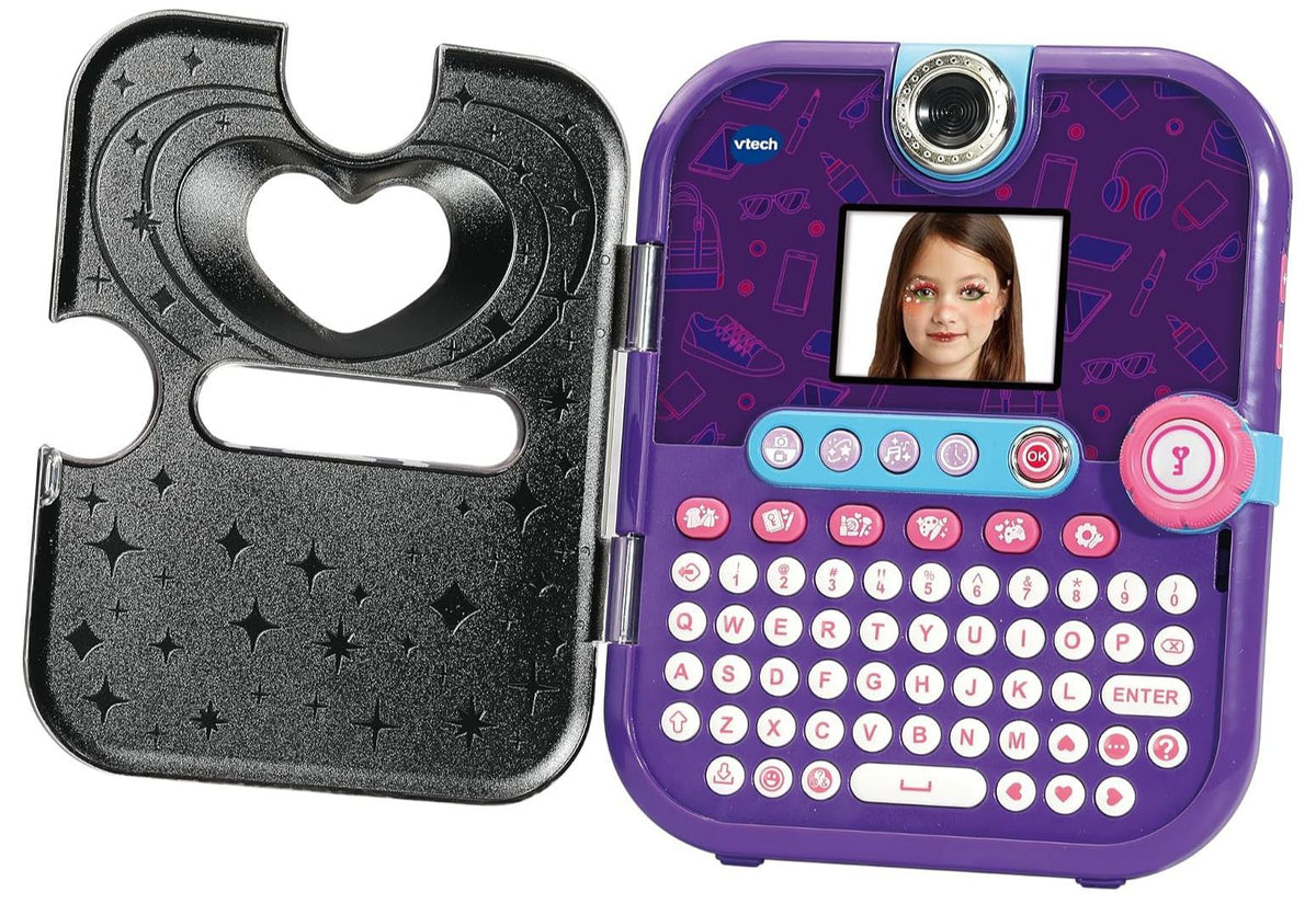 VTech Get Ready With Me Fashion Diary - Purple / Black