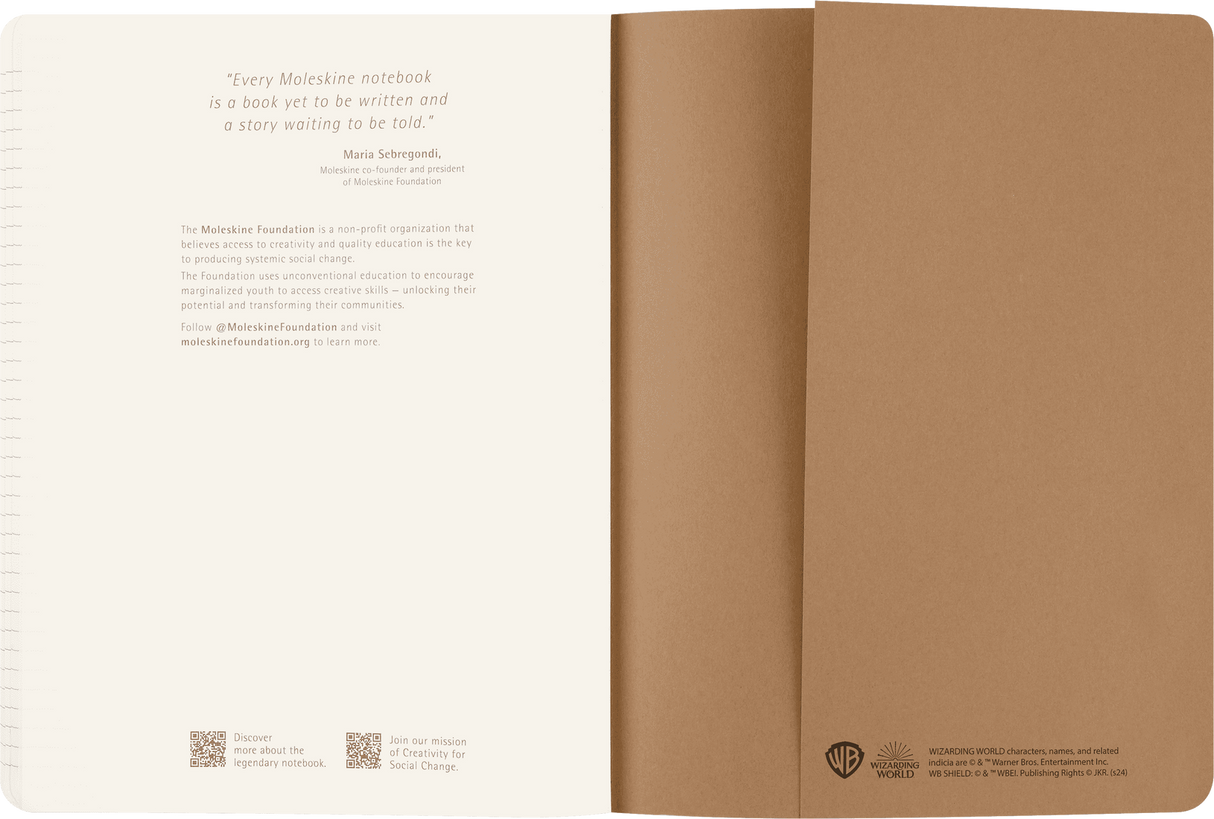 Moleskine LE Harry Potter Cahier Notebook XL Wingardum