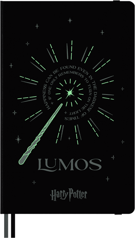 Moleskine LE Harry Potter Notebook Large Ruled Lumos