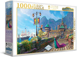 Harlington Thomas Kinkade Disney Frozen Celebration in Arendelle 1,000 pieces