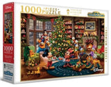 Harlington Thomas Kinkade PQ - Mickey & Minnie Trimming the Tree 1000 Piece Puzzle